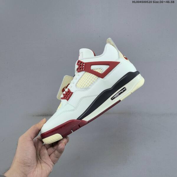Jordan Air Jordan 4 Sail / Cinnabar / White / Black 36-48.5 basketball