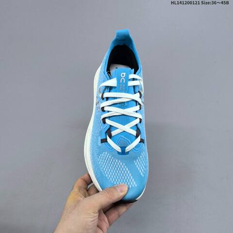 On Cloudsurfer Max Bright Blue White Black EU 36-45 Running Shoe Running Sneakers - Unisex (BS-69705)