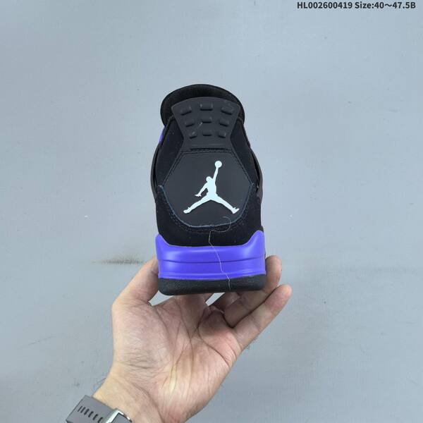 Jordan Air Jordan 4 Retro "Purple Thunder" Black/Purple EU 40-47.5 basketball