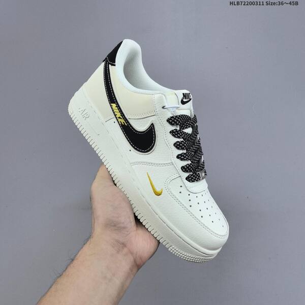 Nike Air Force 1 07 LV8 CS5288-086 off white black gold EU 36-45 sneaker