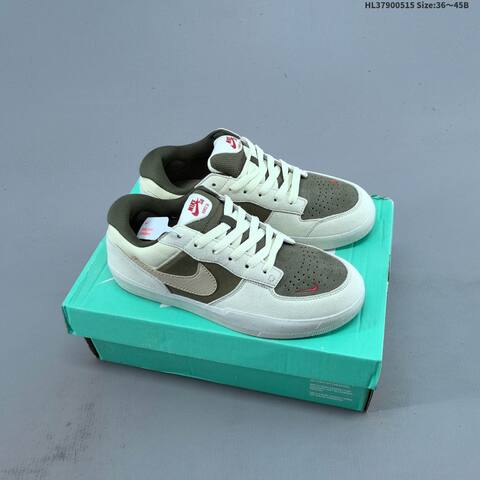 Nike SB Force 58 Light Grey Black White EU 36-45 Skate Shoe - Unisex (BS-60318)