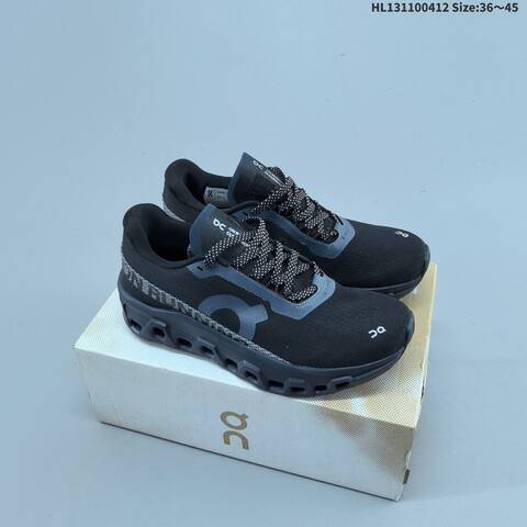 On Cloudmonster Hyper Black White EU 36-45 Running Shoe Running Sneakers - Unisex (BS-69614)