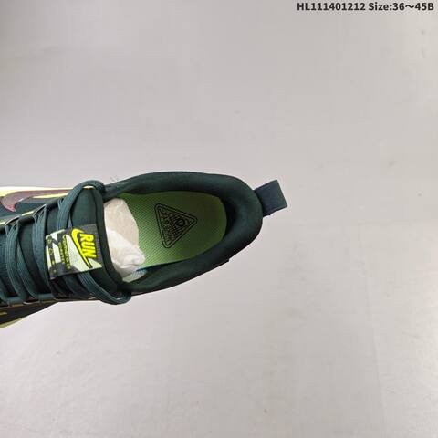 Nike Vomero 18 GTX ReactX Air Zoom Dark Green Neon Yellow Light Green EU 36-45 Running Shoe - Unisex (BS-62741)