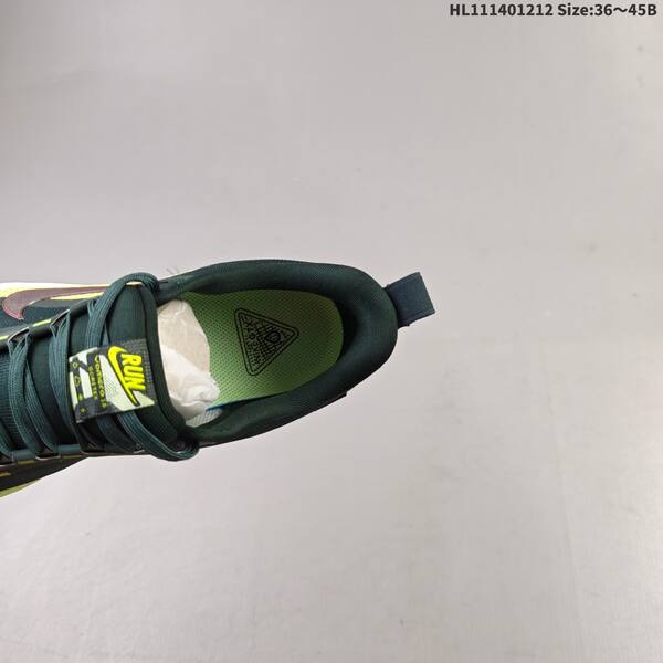 Nike Vomero 18 GTX ReactX Air Zoom dark green neon yellow light green EU 36-45 running shoe