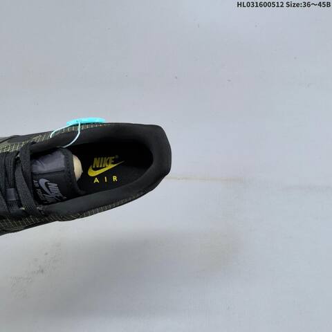 Nike Air Force 1 07 Black Grey Yellow EU 36-45 Sneaker - Unisex (BS-60382)