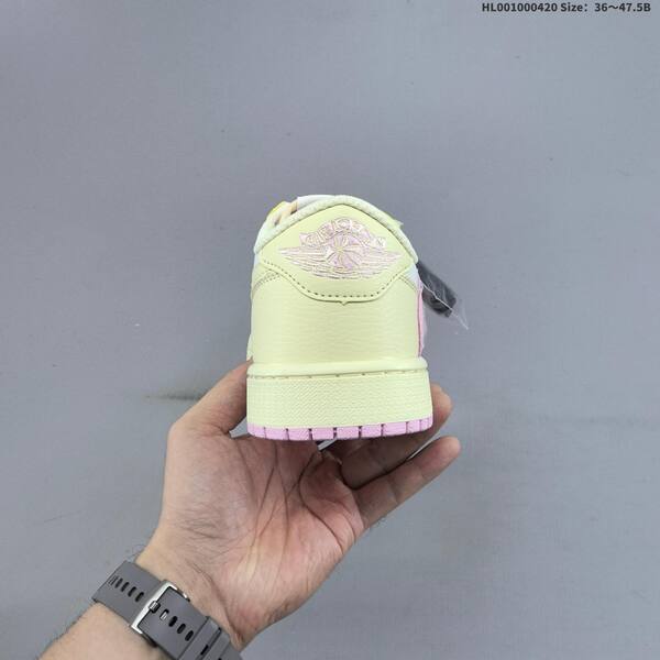 Nike Air Jordan 1 Low cream/white/pink 36~47.5 lifestyle