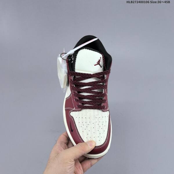 Jordan Air Jordan 1 Low burgundy/white/black EU 36-45 lifestyle
