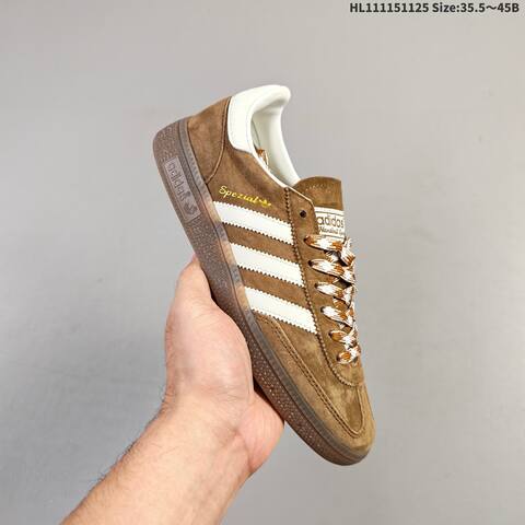 Adidas Handball Spezial Brown White Gum EU 35 5-45 Sneaker - Unisex (BS-65450)