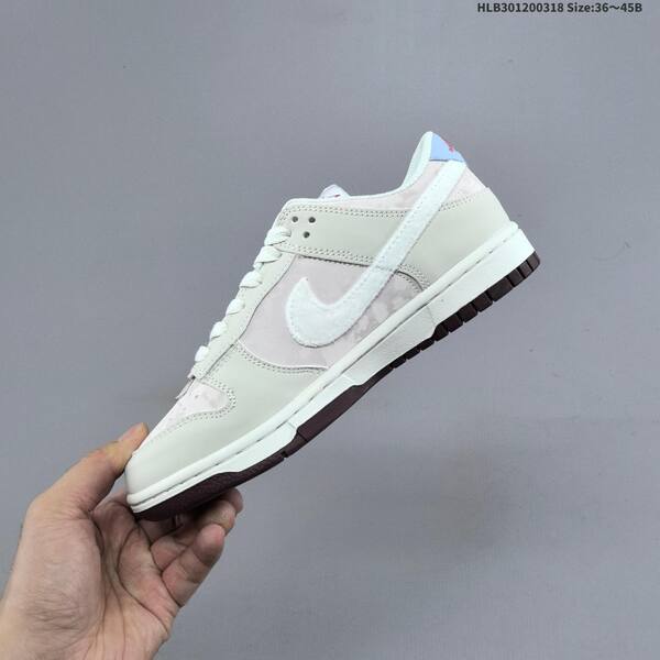 Nike Dunk Low light beige white pink light blue dark brown EU 36-45 skate shoe