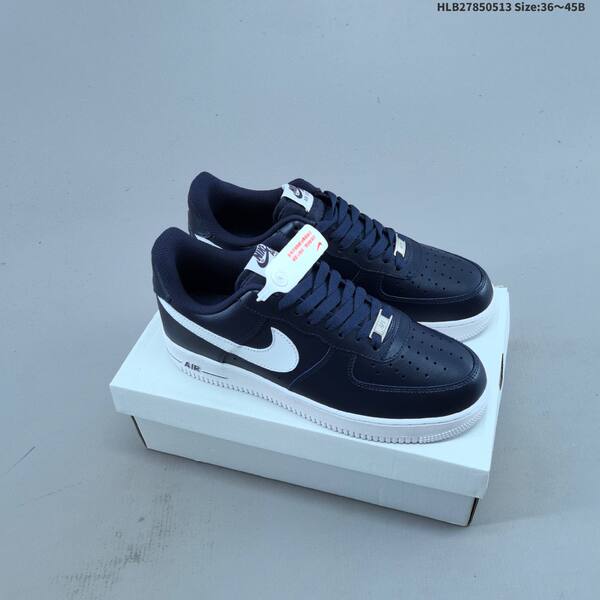 Nike Air Force 1 07 white light blue dark blue EU 36-45 sneaker