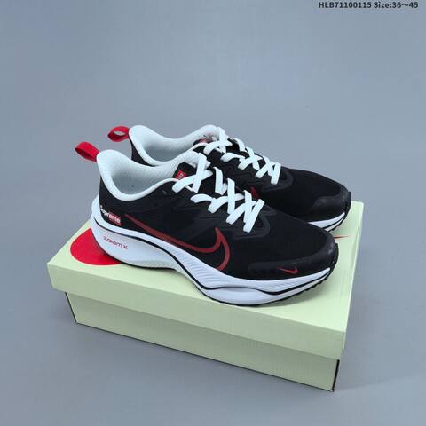 Nike Pegasus ZoomX Plus CK4318-018 Black White Red EU 36-45 Running Shoe - Unisex (BS-61977)