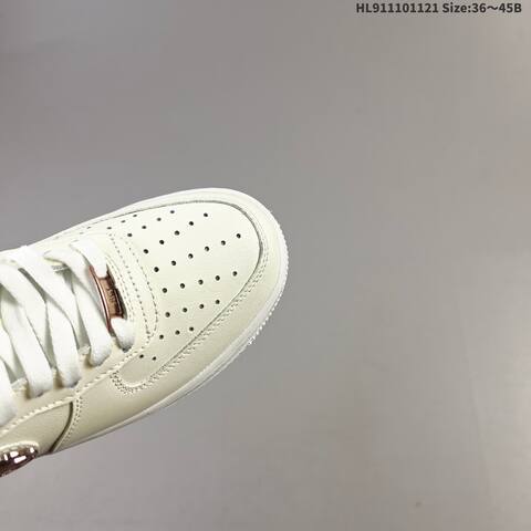 Nike Air Force 1 Low Off White Rose Gold White EU 36-45 Sneaker - Unisex (BS-63352)