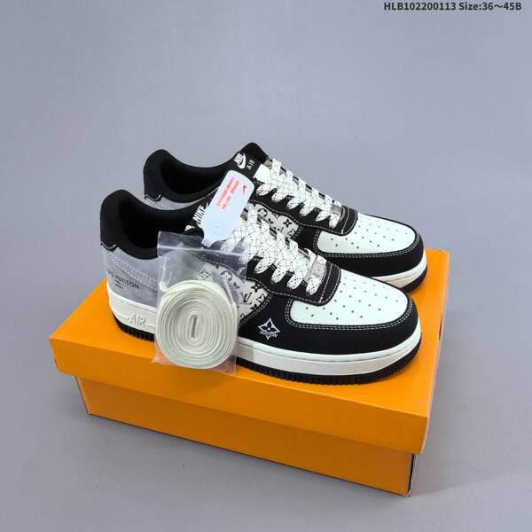 Nike Air Force 1 07 LV8 off white red black gold EU 36-45 sneaker