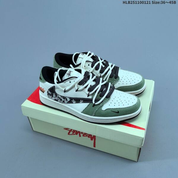 Air Jordan Travis Scott x Air Jordan 1 Low Reverse Mocha / white / black / brown 36~45 casual lifestyle