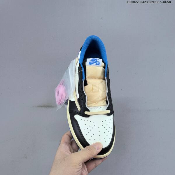 Nike Air Jordan 1 Low OG SP white/black/blue/cream 36~48.5 casual