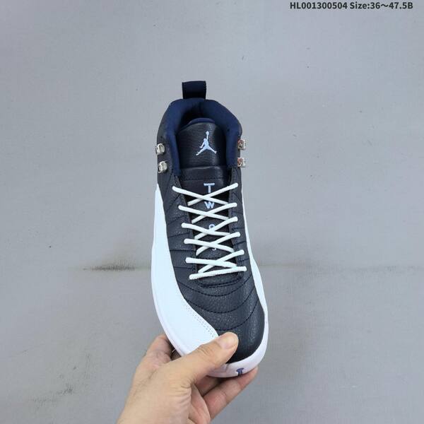Jordan Air Jordan 12 Retro Obsidian navy/white 36~47.5 basketball