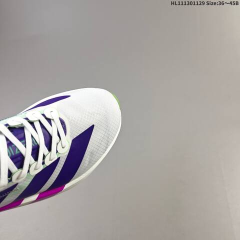 Adidas Adizero Adios Pro 4 White Purple Magenta Mint Green EU 36-45 Running Shoe - Unisex (BS-65403)