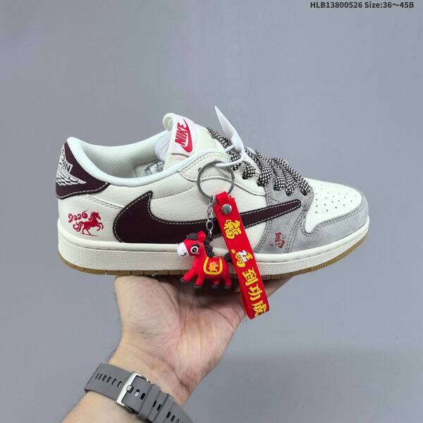 Nike Air Jordan 1 Low cream / gray / navy / burgundy EU 36-45 lifestyle