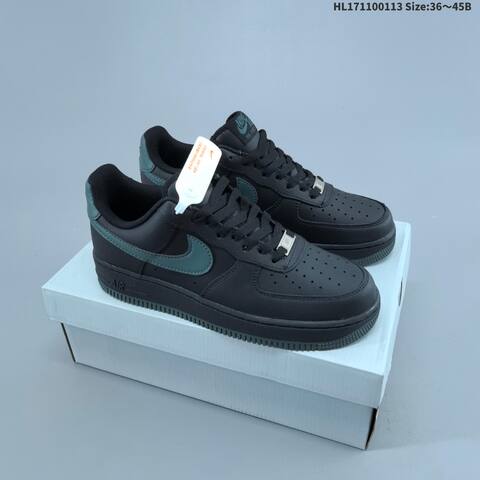 Nike Air Force 1 07 FJ4146-004 Black Dark Green Red EU 36-45 Sneaker - Unisex (BS-62012)