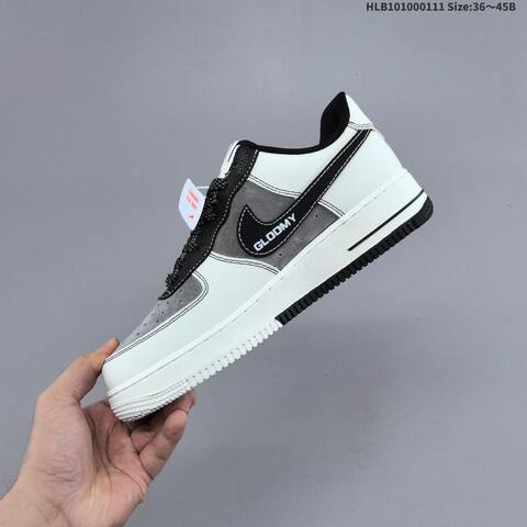 Nike Air Force 1 07 Low Beige Grey White Black EU 36-45 Skate Shoe - Unisex (BS-62067)