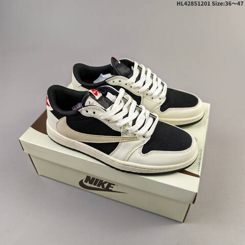 Nike Air Jordan 1 x Travis Scott AIR JORDAN DM7866-108 ID HL42851201 Size 36 Lifestyle - Women's (BS-67590)