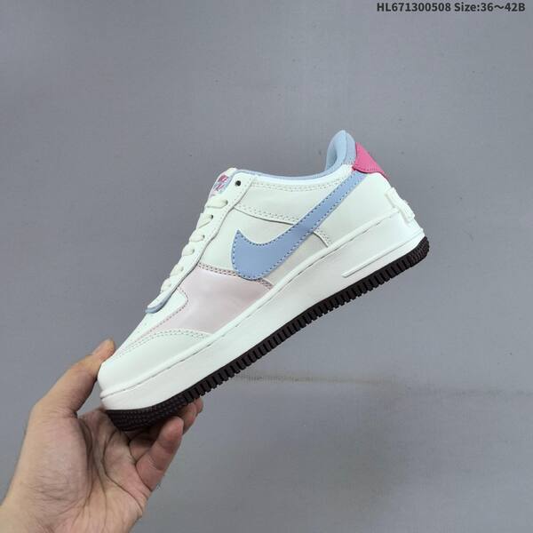 Nike WMNS Air Force 1 Shadow sail light blue pink dark brown EU 36-42 sneaker
