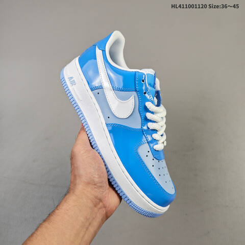 Nike Air Force 1 07 Blue White EU 36-45 Sneaker - Unisex (BS-63411)