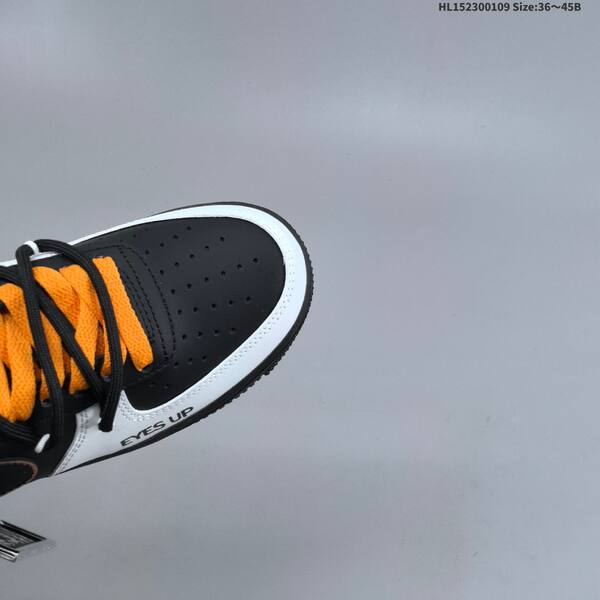 Nike Air Force 1 Low 07 black white orange EU 36-45 sneaker