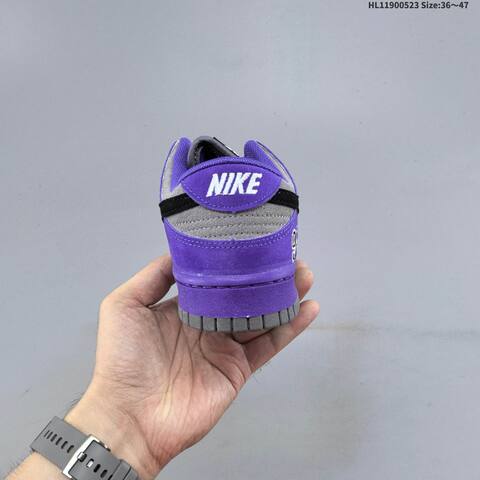 Nike SB Dunk Low Pro Supreme 94 Purple Grey Black EU 36-47 Skate Shoe - Unisex (BS-60178)