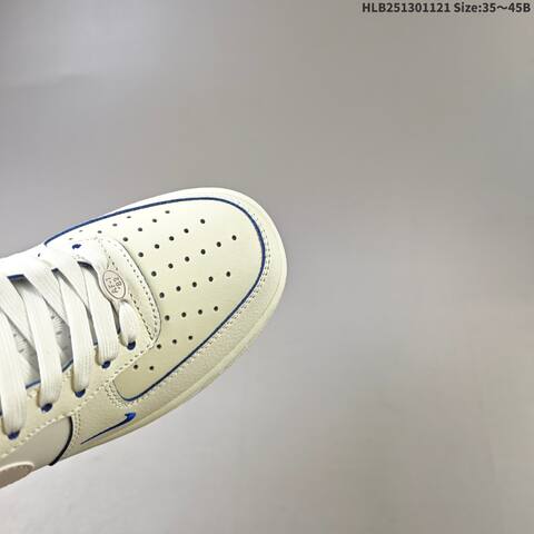 Nike Air Force 1 07 Off White Blue Beige EU 35-45 Sneaker - Unisex (BS-63302)