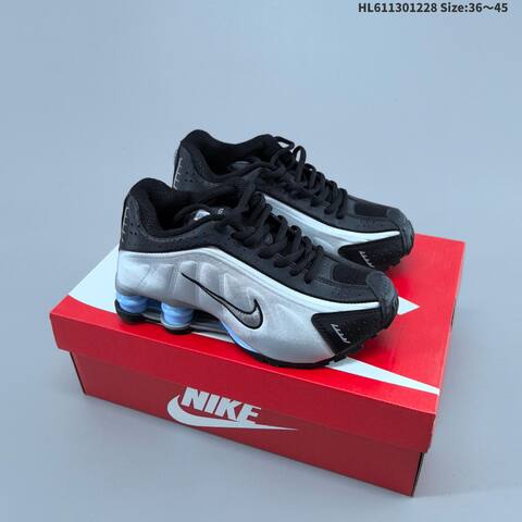 Nike Shox R4 Light Pink Silver White Red EU 36-45 Running Shoe - Unisex (BS-62374)