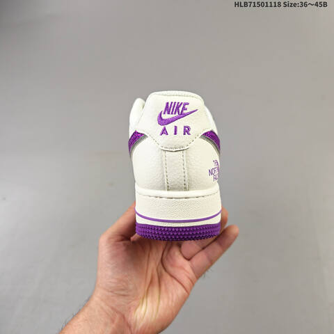 Nike Air Force 1 07 LV8 Off White Purple EU 36 45 Sneaker EU 36-45 - Unisex (BS-63523)