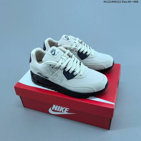 Nike Air Max 90 Black Blue White Grey Volt White Metallic Gold EU 36-46 Sneaker - Unisex (BS-61857)