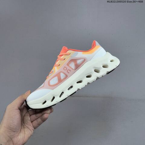 On Running Cloudtilt Remix Eva White Coral Orange Cream EU 36-46 Running Shoe Running Sneakers - Unisex (BS-69540)