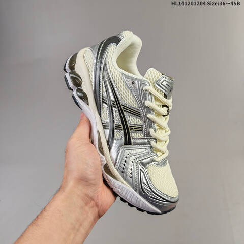ASICS Gel-Kayano 14 Cream Silver Blue EU 36-45 Running Shoe Running Sneakers - Unisex BS-69182