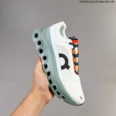 On Cloudmonster Navy Neon Lime White EU 36-45 Running Shoe Running Sneakers - Unisex (BS-69768)