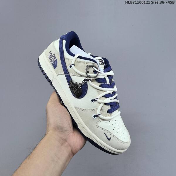 Nike SB Dunk Low white navy blue EU 36-45 skate shoe