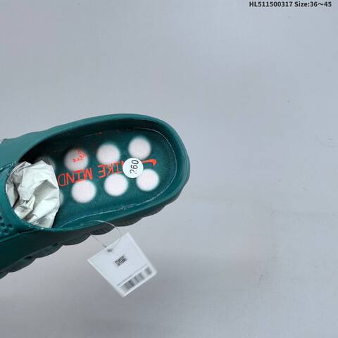 Nike Mind 001 Dark Green Silver White EU 36-45 Slides - Unisex (BS-61284)