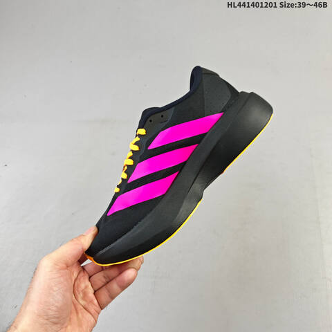 Adidas Adizero Pro Evo SL Black Pink Orange EU 39-46 Running Shoe - Unisex (BS-65379)
