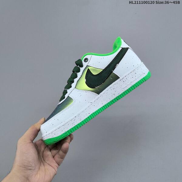 Nike Air Force 1 Low white green orange EU 36-45 sneaker