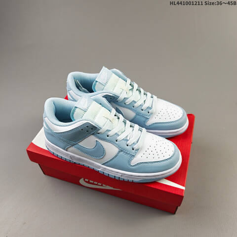Nike SB Zoom Dunk Low Light Blue White EU 36-45 Skate Shoe - Unisex (BS-62783)