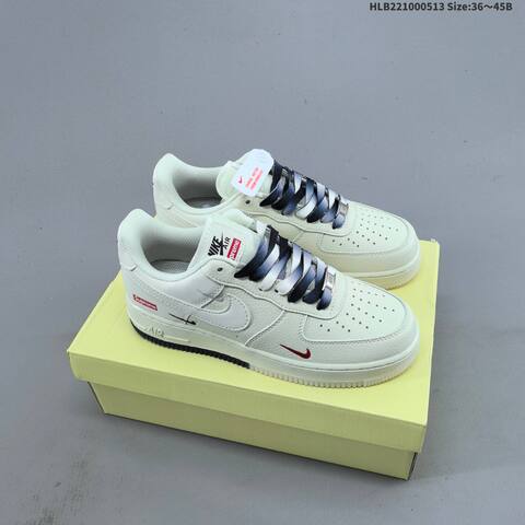 Nike Air Force 1 07 Low White Black Green EU 36-45 Sneaker - Unisex (BS-60348)
