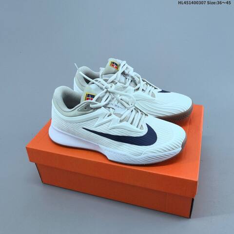 Nike Vapor Pro 3 White Dark Navy Bright Yellow Light Yellow Dark Grey EU 36-45 Tennis Shoe - Unisex (BS-61451)