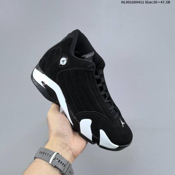 Jordan Air Jordan 14 Retro black/white (Bred) 36~47.5 basketball