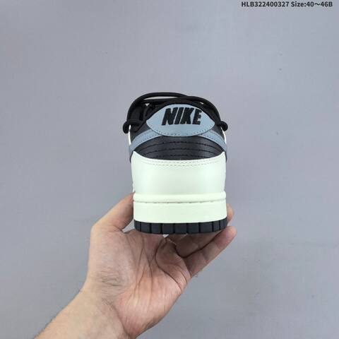 Nike Dunk SB Low Off White Black Grey EU 40-46 Skate Shoe - Men's (BS-61093)