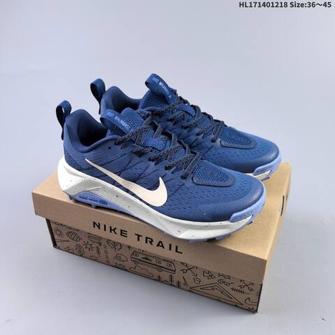 Nike Wildhorse 10 Blue White Brown Orange EU 36-45 Trail Shoe - Unisex (BS-62584)