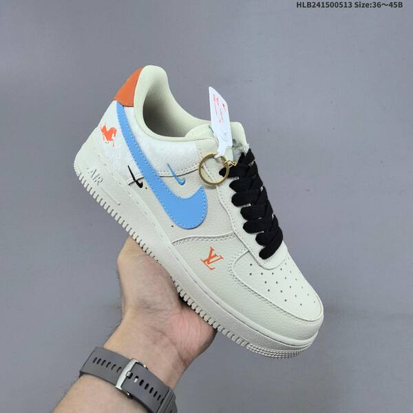 Nike Air Force 1 07 LV8 dark grey orange EU 36-45 sneaker