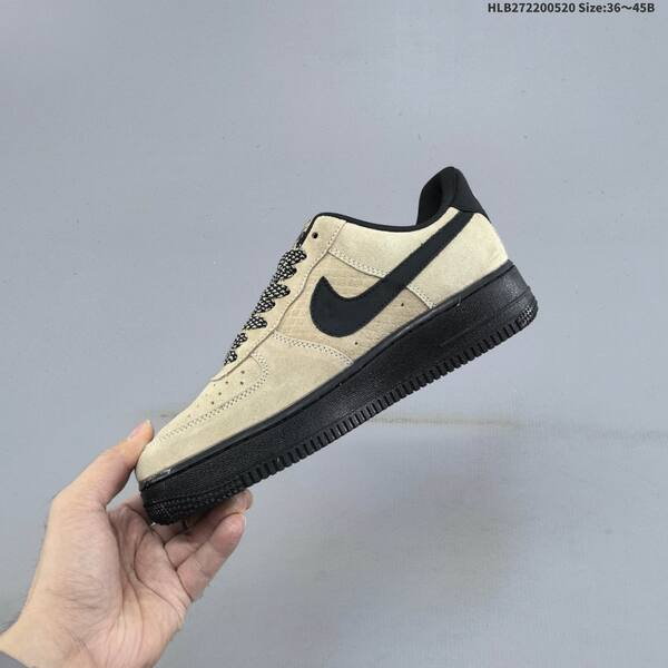 Nike Air Force 1 07 Low Supreme beige black EU 36-45 sneaker