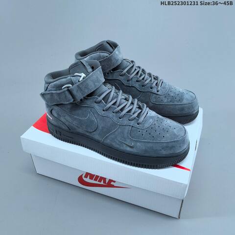 Nike Air Force 1 Mid 07 Dark Grey Black EU 36-45 Sneaker - Unisex (BS-62290)