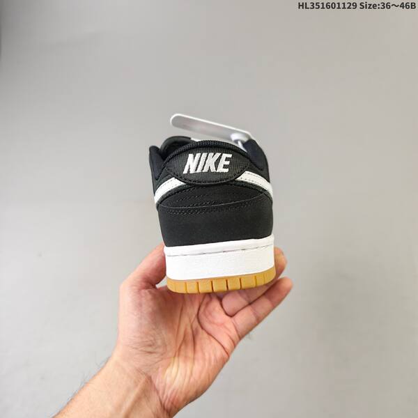 Nike SB Dunk Low black white gum brown EU 36-46 skate shoe
